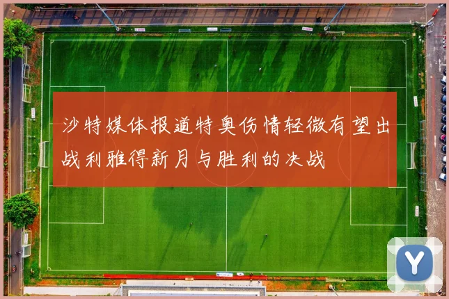沙特媒体报道特奥伤情轻微有望出战利雅得新月与胜利的决战