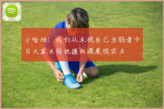 小哈珀：我们从未视自己为弱者今日大家共同把握机遇展现实力